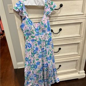 Lilly Pulitzer Floral Midi Dress